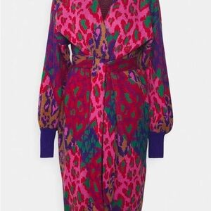 Farm Rio belted maxi cardigan